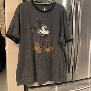 Unisex Mickey Mouse Gray T-shirt size XL
